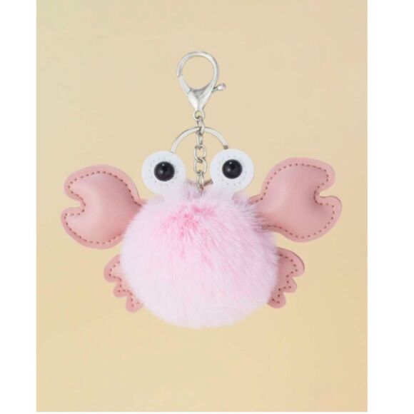 Pom Pom Crab 🦀 Keychain - Picture 1 of 10